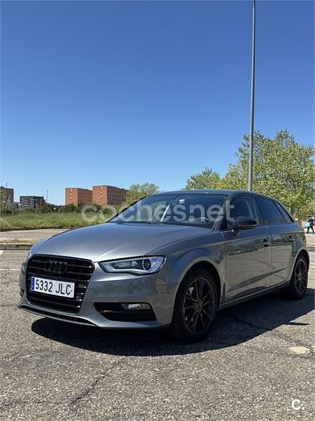 Gris / plata Usado 2016 Audi A3 Sportback Advanced Berlina | 14.900 € (Buen precio) - Imagen 1/4