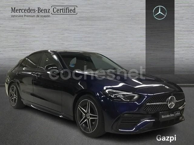 Usado Mercedes C200 184 CV (135 kW) 2021 Negro Berlina