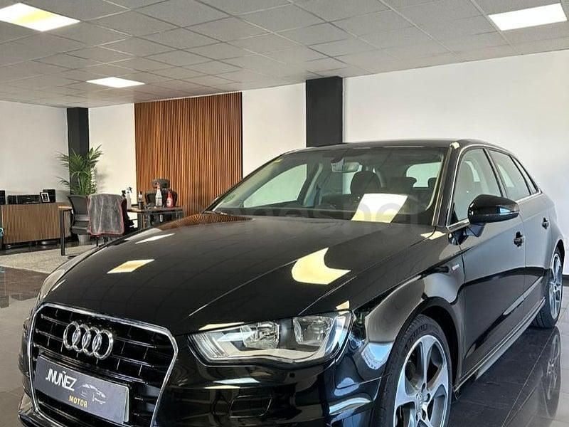 Usado Audi A3 S-Line 150 CV (110 kW) 2016 Negro Berlina