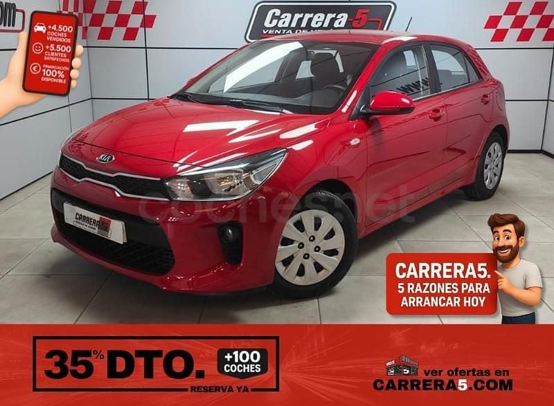 Usado Kia Rio 84 CV (61 kW) 2020 Rojo Berlina