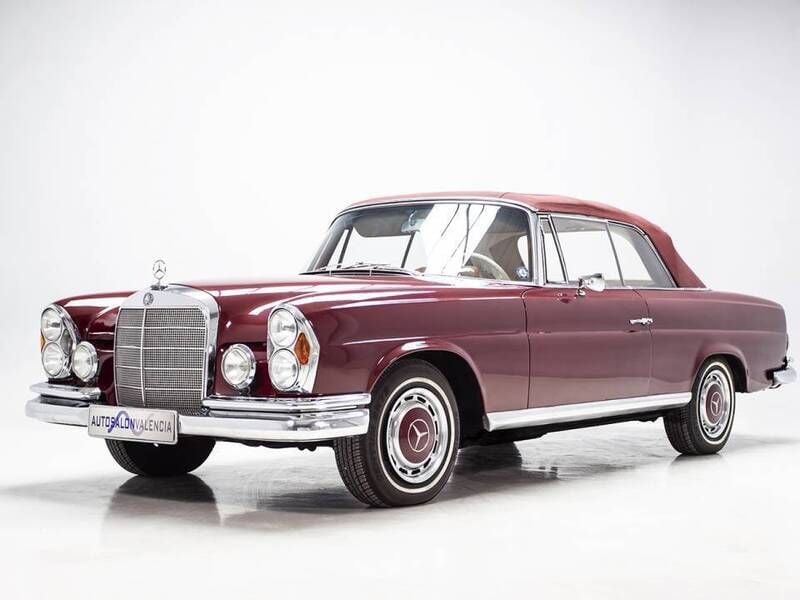 Usado Mercedes 220 SE 120 CV (88 kW) 1965 Burdeos Descapotable