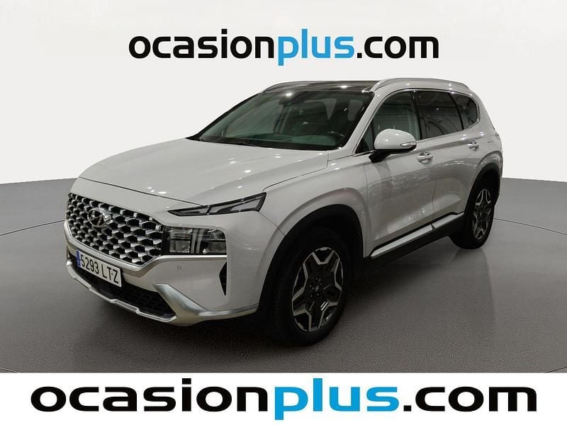 Blanco Usado 2021 Hyundai Santa Fe SUV | 24.537 € (Buen precio) - Imagen 1/4