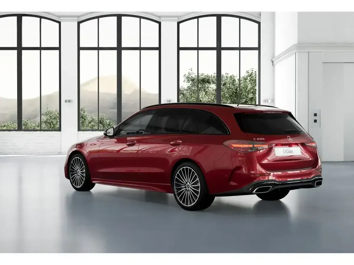 Nuevo Mercedes C200 204 CV (150 kW) 2025 Rojo Familiar