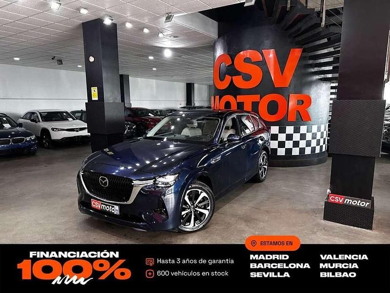 Azul Usado 2023 Mazda CX-60 Takumi-Line SUV | 35.850 € (Un poco caro) - Imagen 1/4