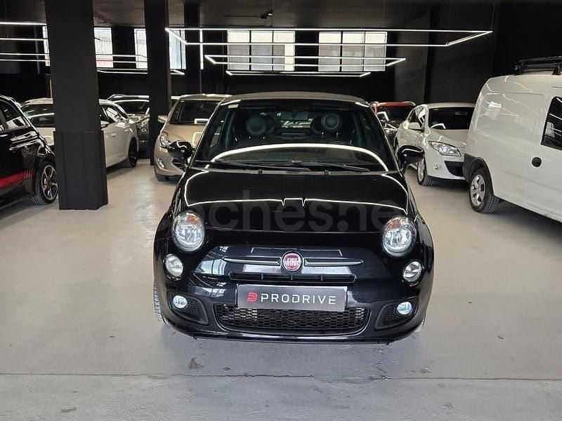 Usado Fiat 500 Pop 69 CV (50 kW) 2015 Negro Descapotable