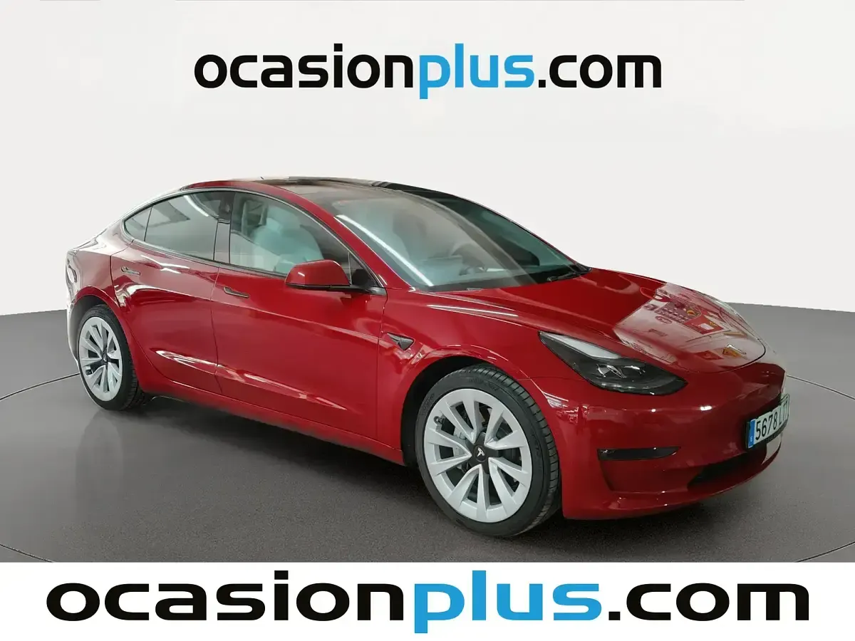 Usado Tesla Model 3 366 kW (498 CV) 2021 Rojo Berlina