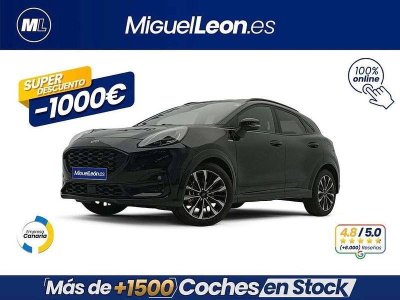 Negro Usado 2021 Ford Puma ST-Line SUV | 16.485 € (Precio justo) - Imagen 1/3