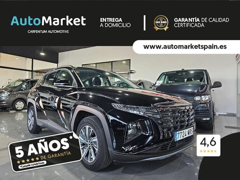 Negro Usado 2024 Hyundai Tucson SUV | 25.900 € (Precio justo) - Imagen 1/4