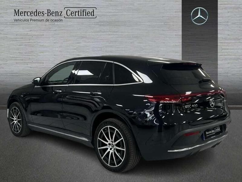 Usado Mercedes EQC400 300 kW (408 CV) 2021 Negro SUV