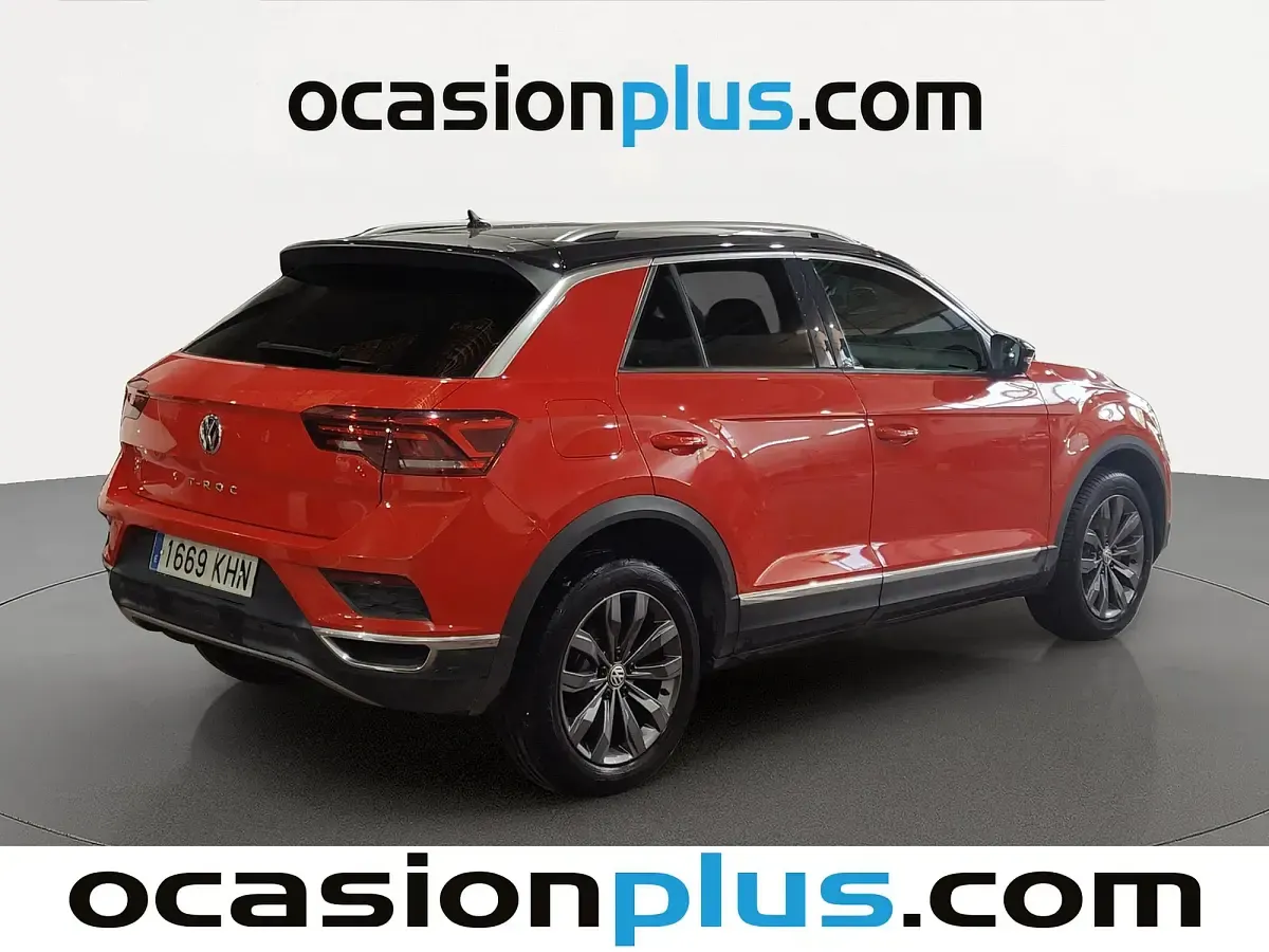Usado VW T-Roc Sport 150 CV (110 kW) 2018 Rojo SUV