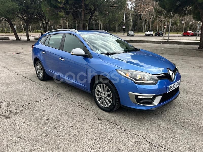Azul Usado 2015 Renault Mégane GrandTour GT Familiar | 6450 € (Precio justo) - Imagen 1/4