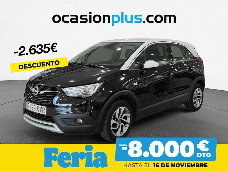 Negro Usado 2019 Opel Crossland Design Edition SUV | 12.490 € (Precio justo) - Imagen 1/4