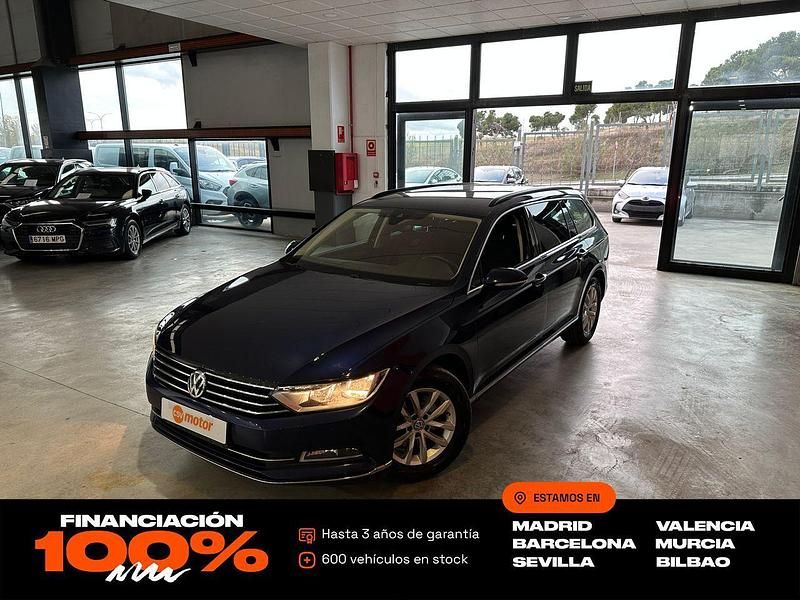 Azul Usado 2019 VW Passat Sportline Familiar | 17.250 € (Precio justo) - Imagen 1/4