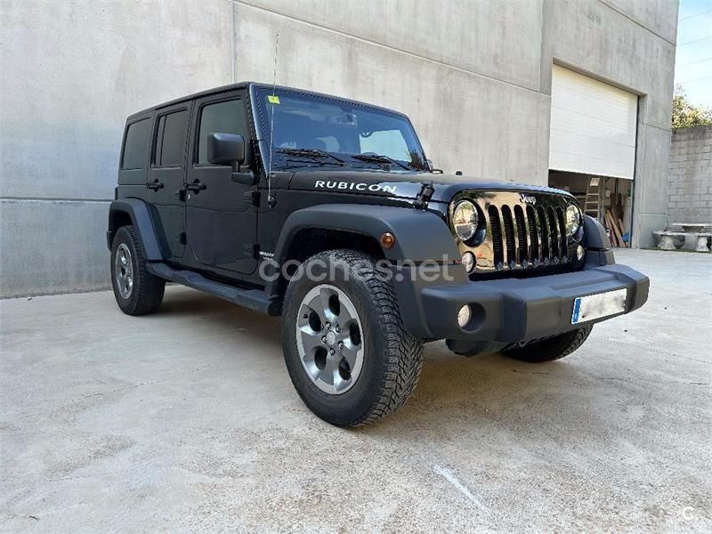 Negro Usado 2016 Jeep Wrangler Unlimited Rubicon SUV | 46.990 € (Precio justo) - Imagen 1/4
