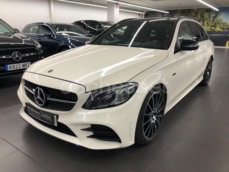 Blanco Usado 2020 Mercedes C300e Familiar | 34.900 € (Un poco caro) - Imagen 1/4