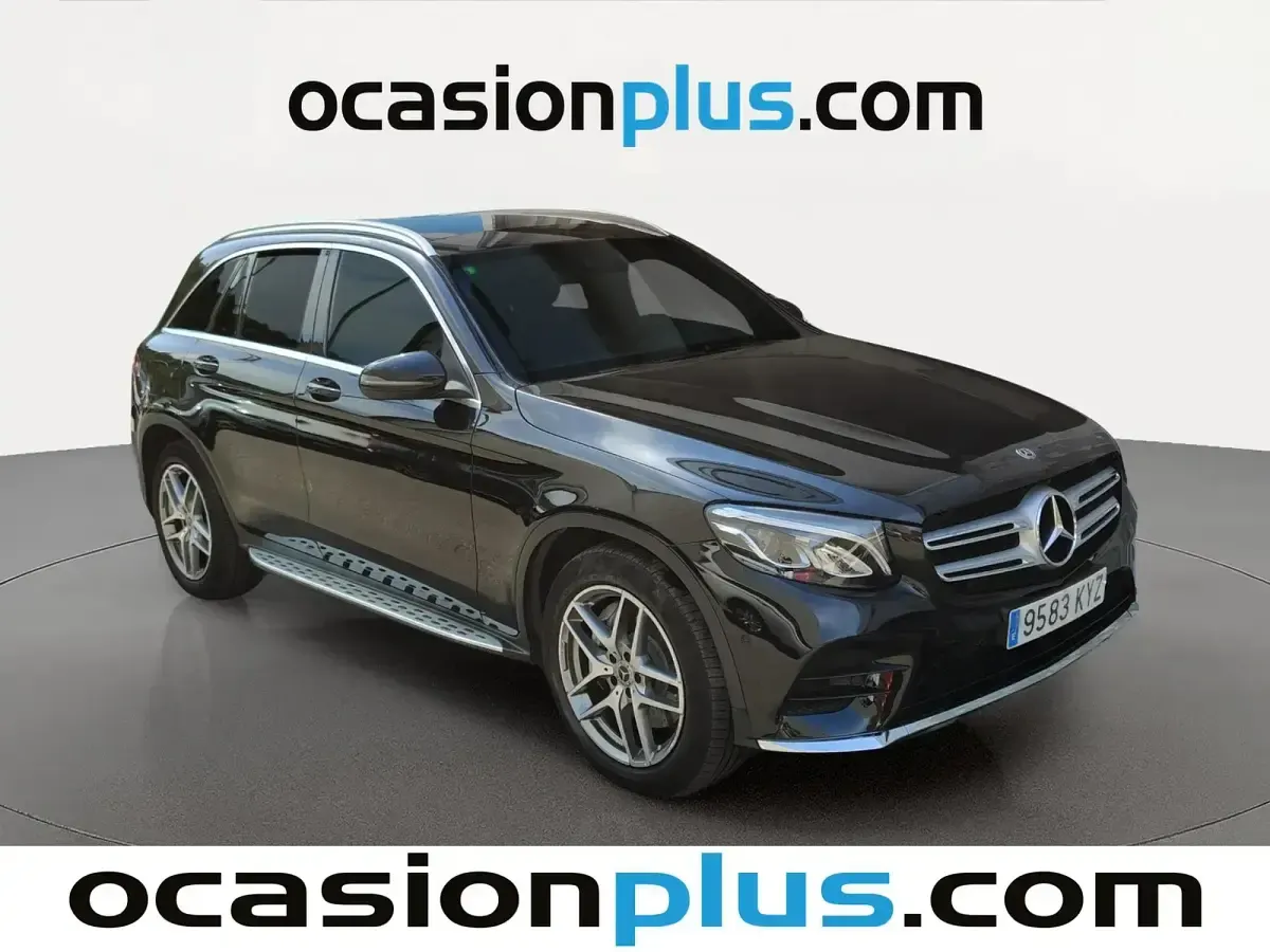 Usado Mercedes GLC250 204 CV (150 kW) 2019 Negro SUV