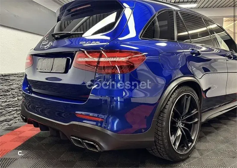 Usado Mercedes GLC63 AMG 476 CV (350 kW) 2018 Azul SUV