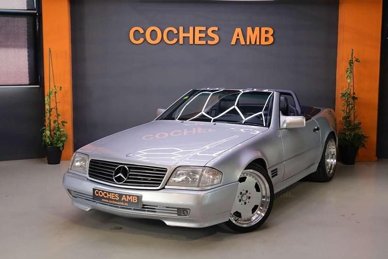 Usado Mercedes SL300 230 CV (169 kW) 1992 Gris / plata Coupe