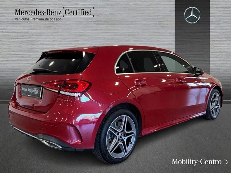 Usado Mercedes A250 AMG line 218 CV (160 kW) 2022 Patagonia red  metallic paint