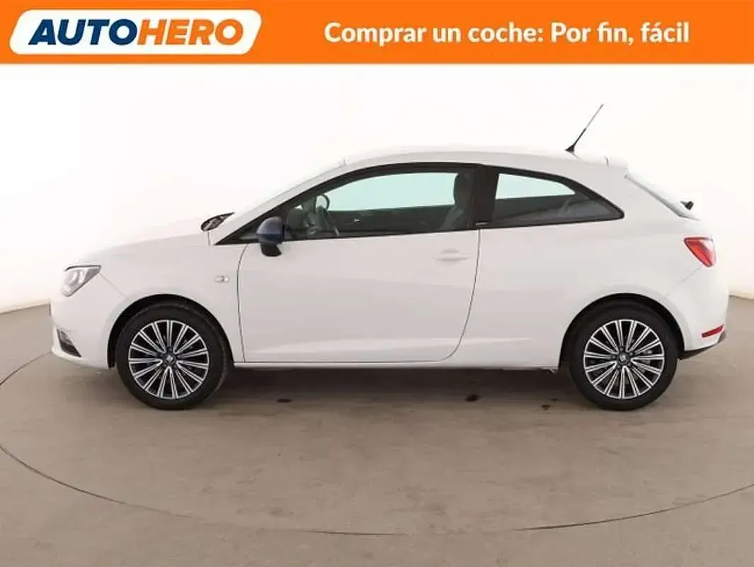 Usado Seat Ibiza CONNECT 95 CV (69 kW) 2016 Blanco Berlina