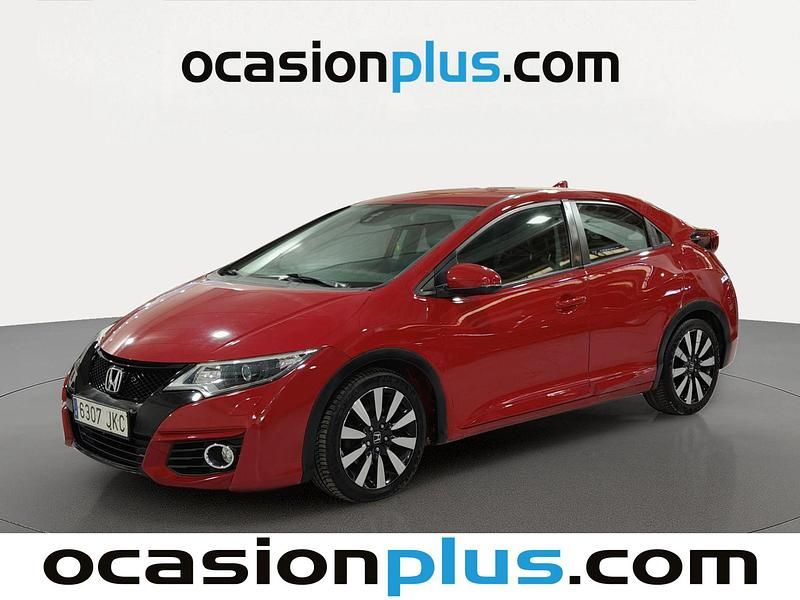 Rojo Usado 2015 Honda Civic Elegance Utilitario | 13.690 € (Precio justo) - Imagen 1/4