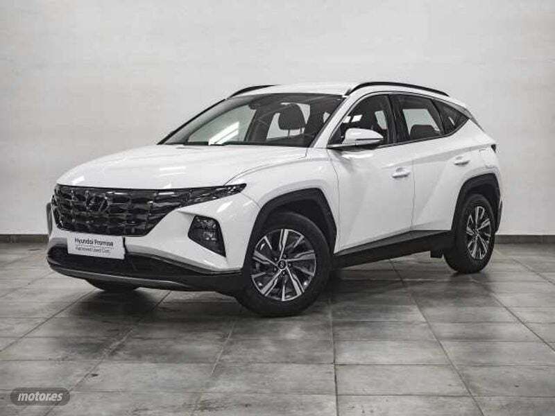 Atlas white Usado 2024 Hyundai Tucson SUV | 27.990 € (Un poco caro) - Imagen 1/4