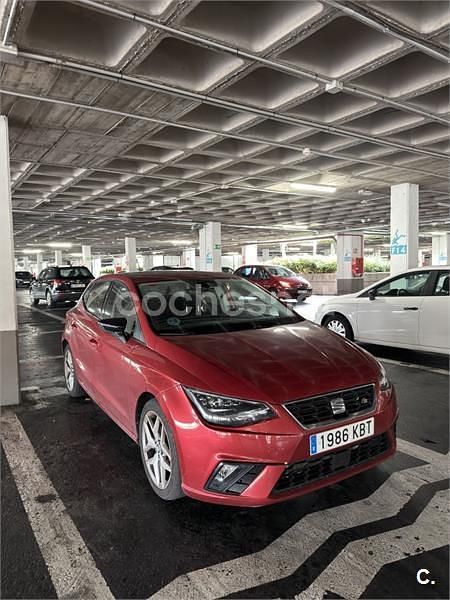 Usado Seat Ibiza FR 115 CV (84 kW) 2017 Granate Berlina