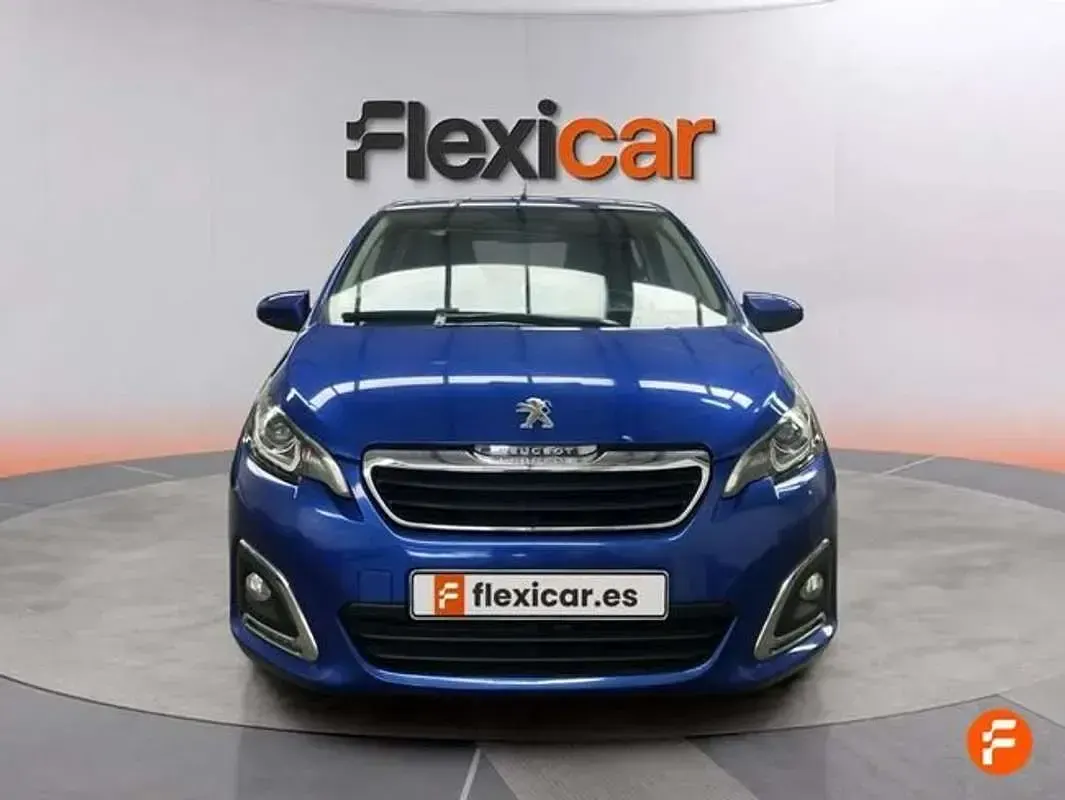 Usado Peugeot 108 Allure 69 CV (50 kW) 2021 Azul Utilitario