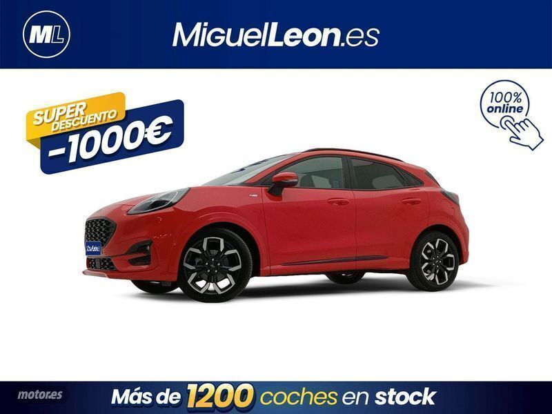 Rojo Usado 2021 Ford Puma ST-Line SUV | 17.985 € (Precio justo) - Imagen 1/3