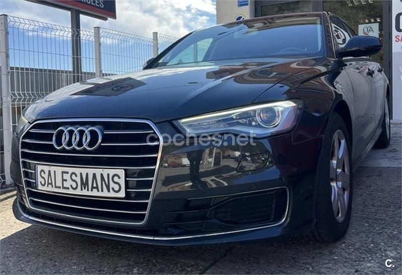 Usado Audi A6 190 CV (139 kW) 2015 Negro Berlina