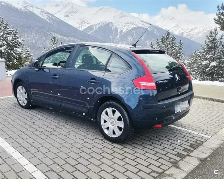 Usado Citroën C4 Exclusive 110 CV (80 kW) 2008 Azul Berlina