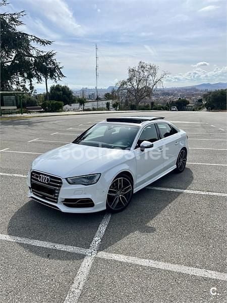 Usado Audi S3 S-Line 300 CV (220 kW) 2014 Blanco Berlina