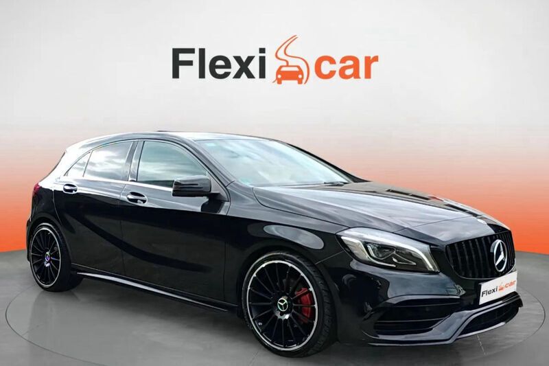 Negro Usado 2017 Mercedes A200 AMG line Berlina | 18.890 € (Precio justo) - Imagen 1/4