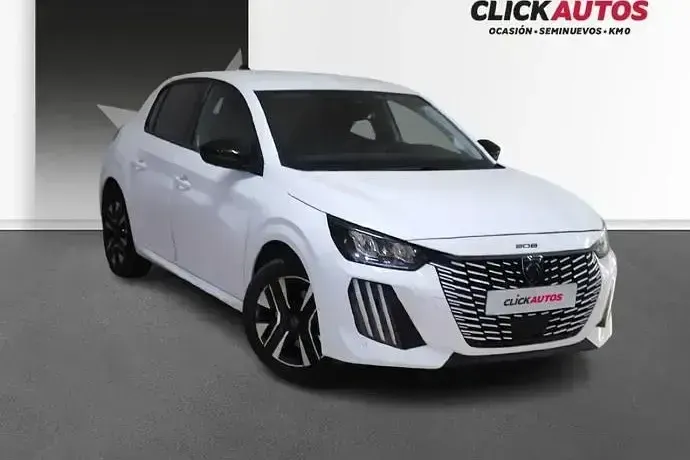 Usado Peugeot 208 Allure 100 CV (73 kW) 2025 Negro Utilitario