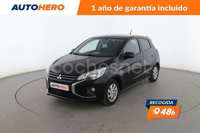 Negro Usado 2021 Mitsubishi Space Star Motion Berlina | 10.099 € (Precio justo) - Imagen 1/3