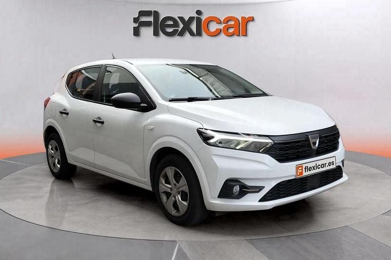 Blanco Usado 2021 Dacia Sandero Acces Berlina | 9390 € (Buen precio) - Imagen 1/4