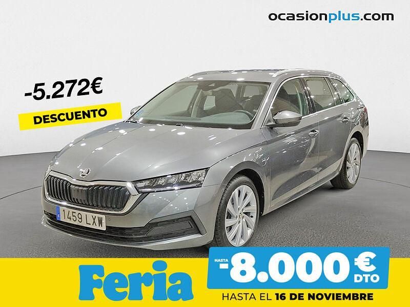 Gris Usado 2022 Skoda Octavia Ambition Familiar | 24.500 € (Precio justo) - Imagen 1/4