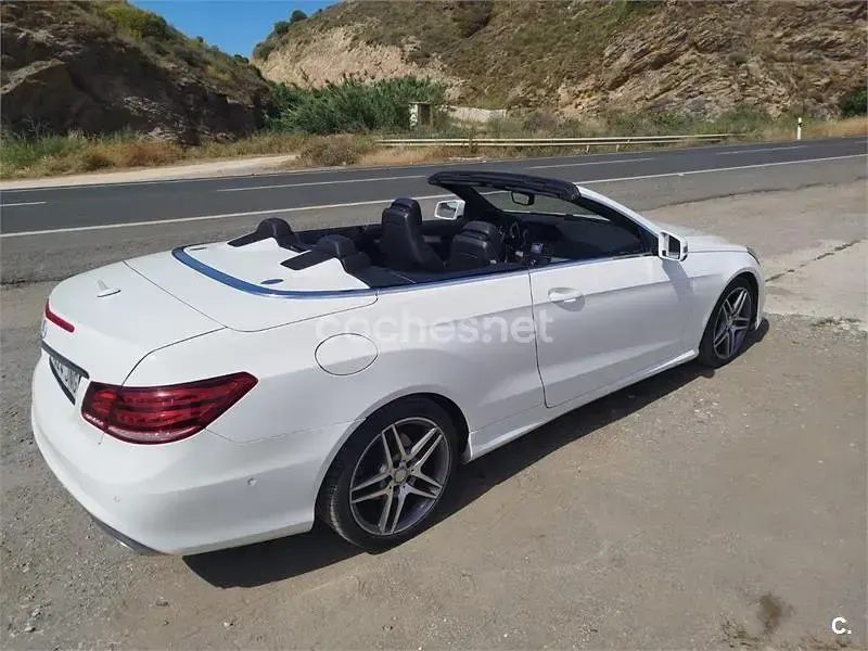 Usado Mercedes E220 170 CV (125 kW) 2016 Blanco Descapotable