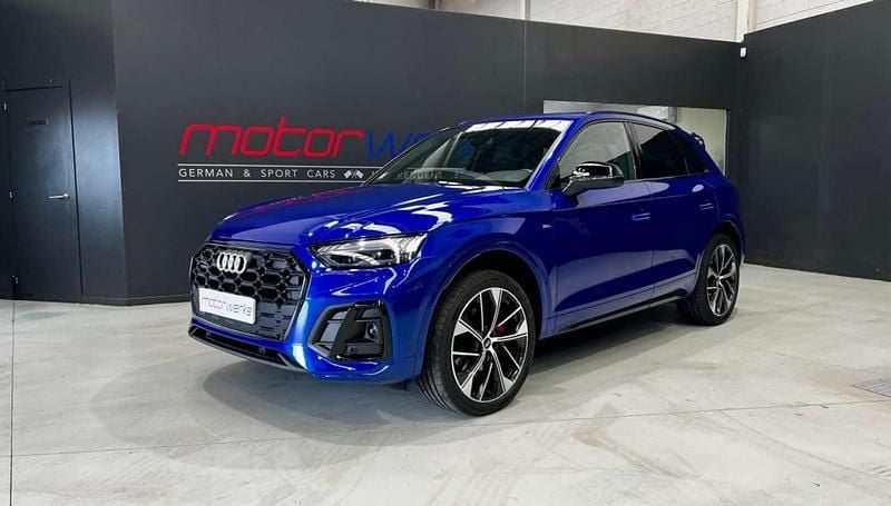 Usado Audi Q5 S-Line 204 CV (150 kW) 2021 Azul SUV