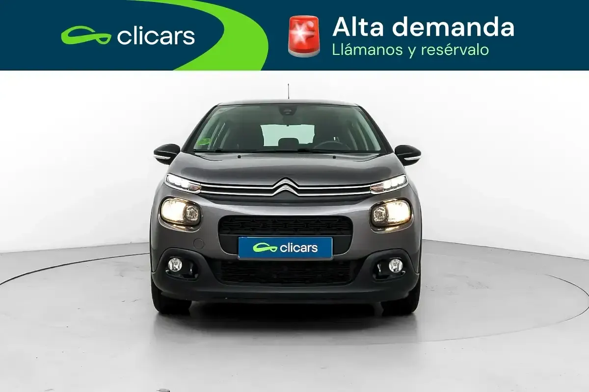 Usado Citroën C3 Feel 83 CV (61 kW) 2019 Gris / plata Utilitario