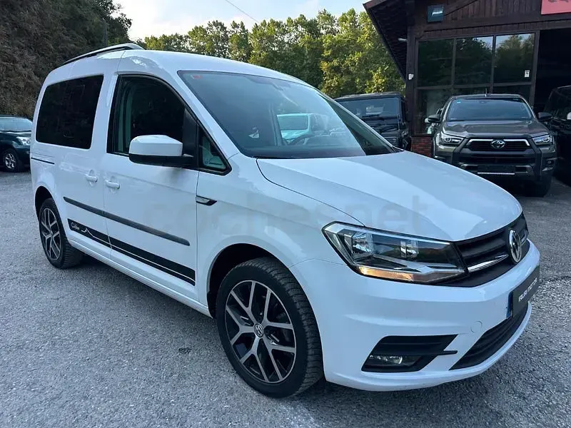 Usado VW Caddy 102 CV (75 kW) 2016 Blanco Monovolumen