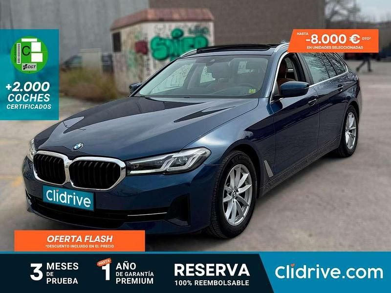 Azul Usado 2020 BMW 520 Familiar | 35.890 € - Imagen 1/3