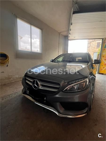 Usado Mercedes C220 AMG 170 CV (125 kW) 2017 Gris / plata Familiar