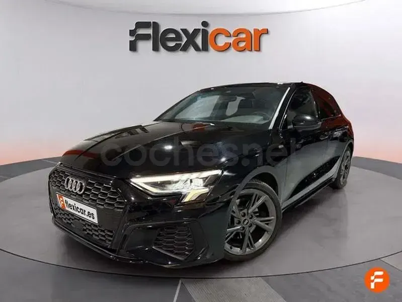 Usado Audi A3 150 CV (110 kW) 2021 Negro Berlina