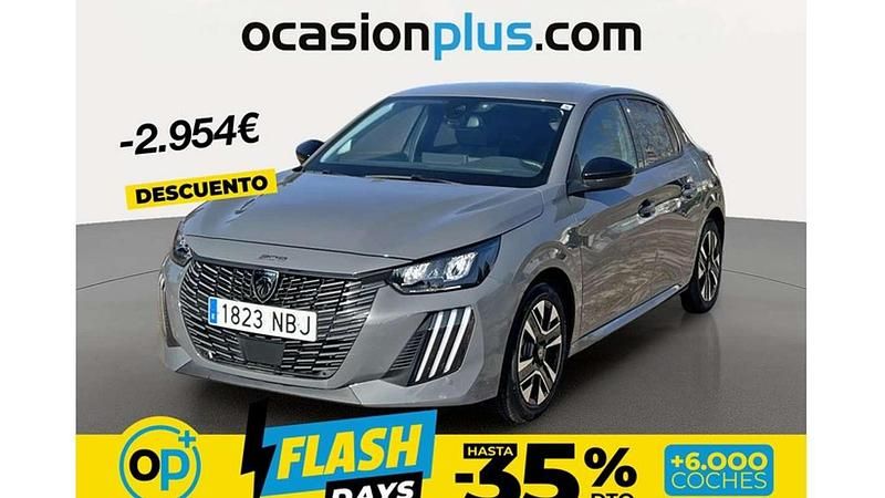 Usado Peugeot 208 Allure 102 CV (75 kW) 2025 Gris Utilitario