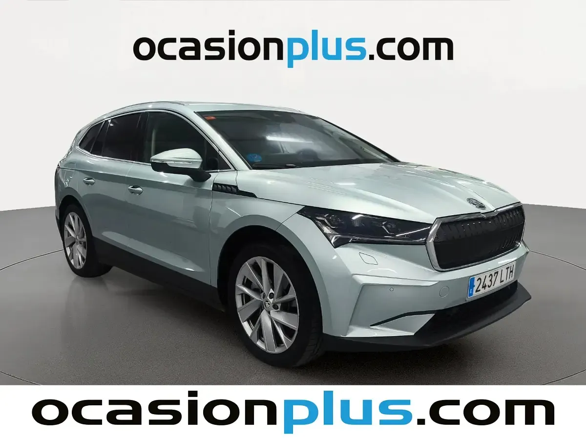 Usado Skoda Enyaq iV 150 kW (204 CV) 2021 Gris plata SUV