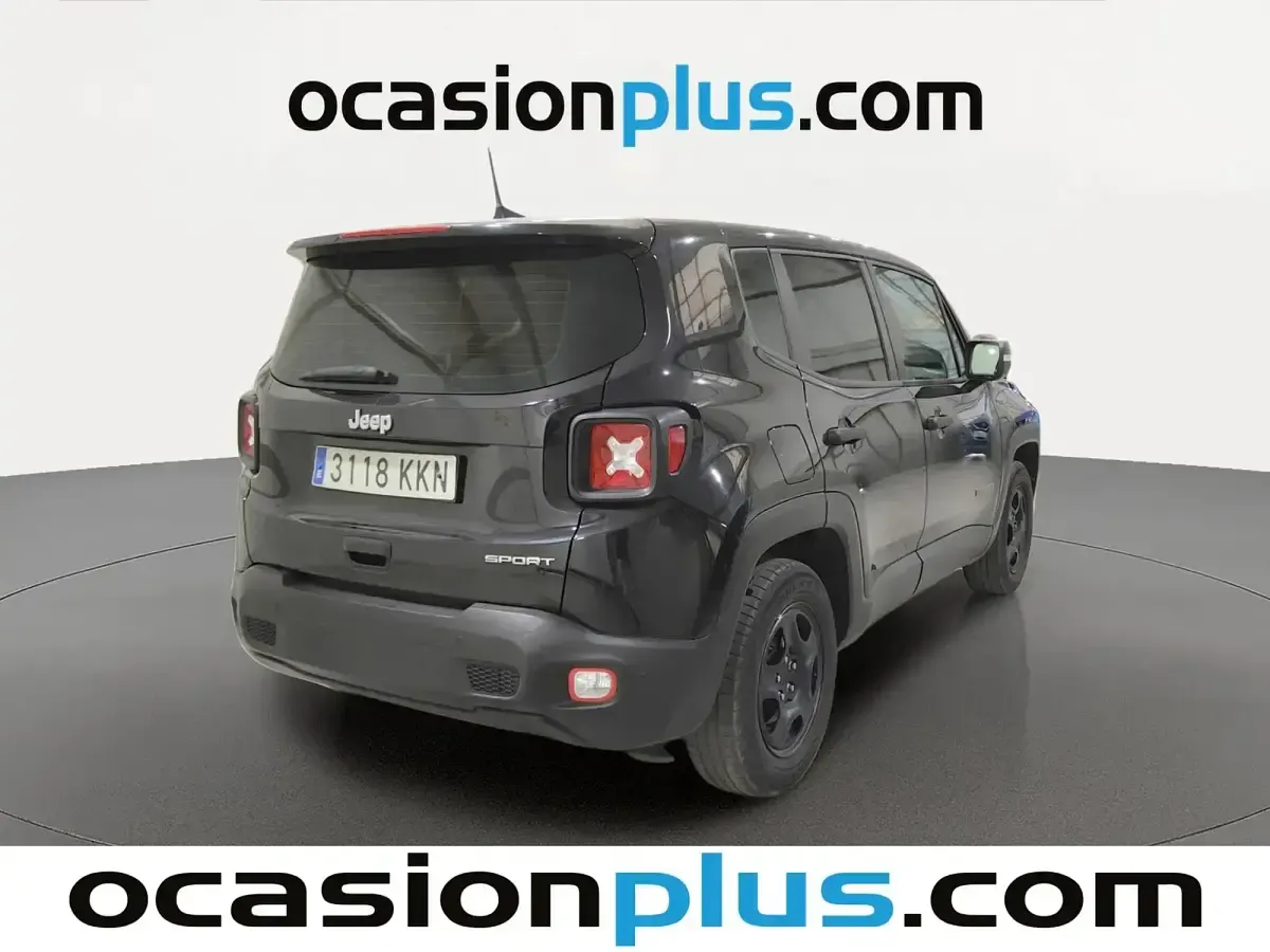 Usado Jeep Renegade Sport 110 CV (80 kW) 2018 Negro SUV