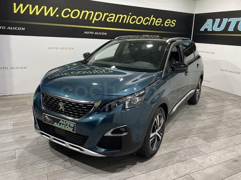 Usado Peugeot 5008 GT-line 130 CV (95 kW) 2020 Azul SUV