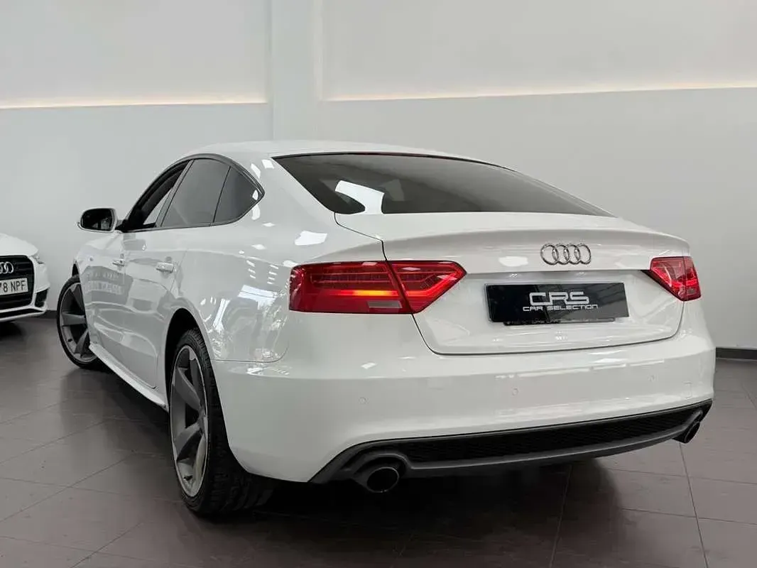 Usado Audi A5 Sportback S-Line 177 CV (130 kW) 2017 Blanco Utilitario
