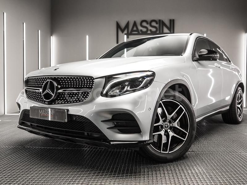Usado Mercedes GLC220 194 CV (142 kW) 2019 Gris / plata Coupe